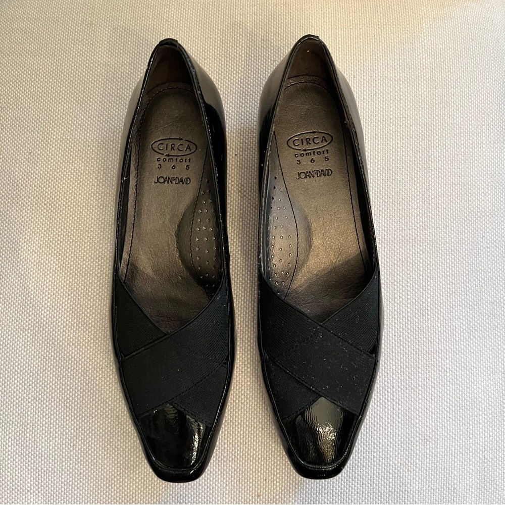 Black Patent Leather Joan & David Circa Comfort 365 Shoes Size 6 New No Box